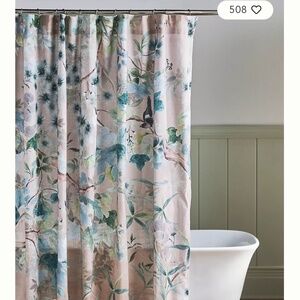 NWT Anthropologie Colliere Cotton Slub Shower Curtain
